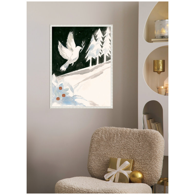 «Peace Dove» par Teju Reval, reproduction d'art sur toile encadrée