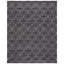 Tapis géométrique en laine et en coton tissé à la main avec latex Marbella-641391701