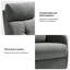 Fauteuil inclinable électrique avec dossier capitonné Armenuhi-85949765