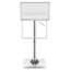 Tabouret de bar rotatif à hauteur ajustable avec structure en métal Kinnear-20424878
