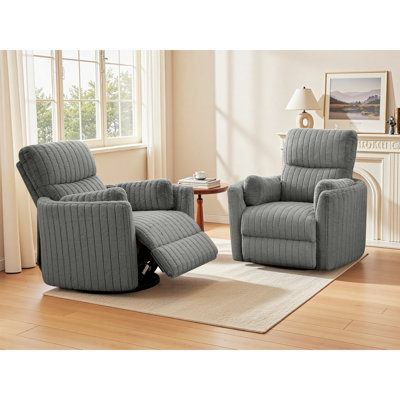 Fauteuil demi-tonneau pivotant 40 po