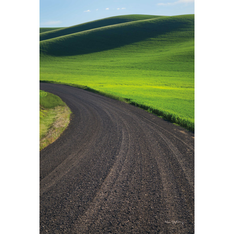 Traversée des champs de blé de Palouse, H 48 po x l 32 po, Non, Toile tendue