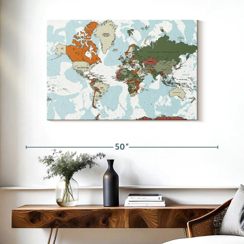 Carte du monde éducatif VI