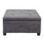 Pouf de rangement à fermeture en douceur-1011196295