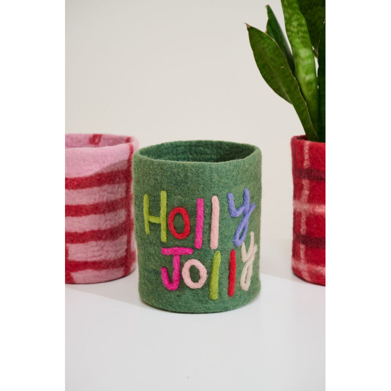 Cache-pot en feutre 7,5 po x 8,25 po