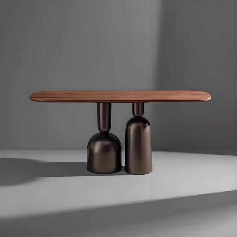 Italian minimalist console table, H 33,46 po x l 63 po x P 15,75 po