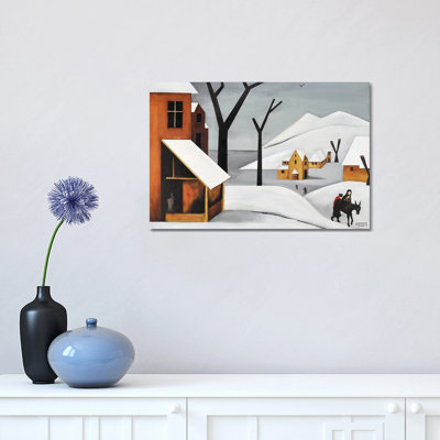 Flight Into Egypt by Alexander Trifonov - Wrapped Canvas Print