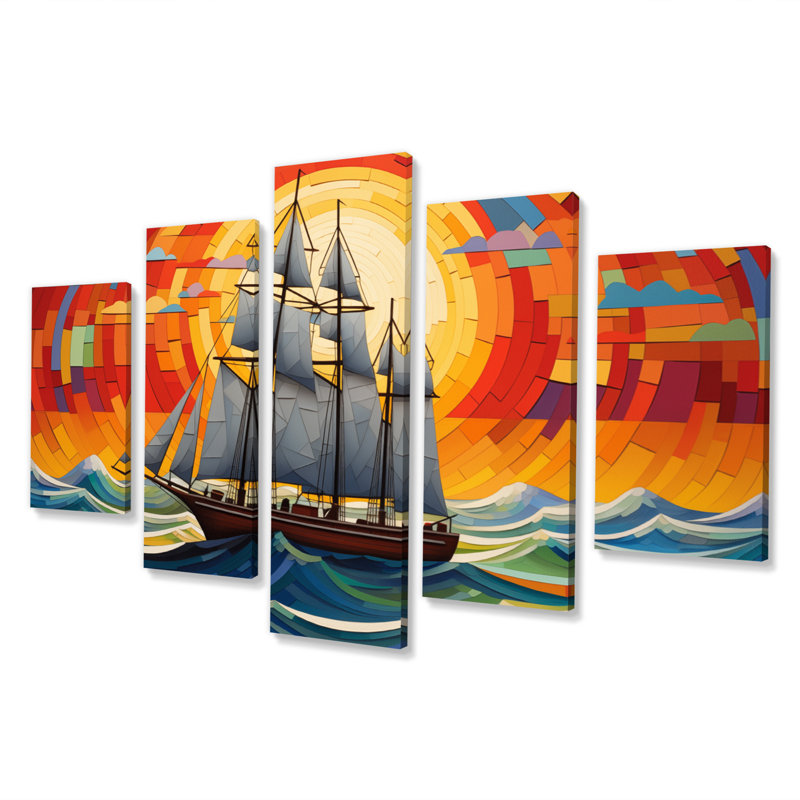 Allix - Bateau, art mural