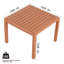 Ensemble de conversation d'extérieur 5 pièces avec 2 tables basses ((ensemble de 5)-438638948