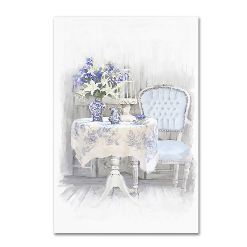 Armand 'Birdcage' Print on Canvas, 19" H x 12" W x 2" D