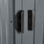 Living and Home 5 ft. W x 3 ft. D Zinc Steel Garage Shed