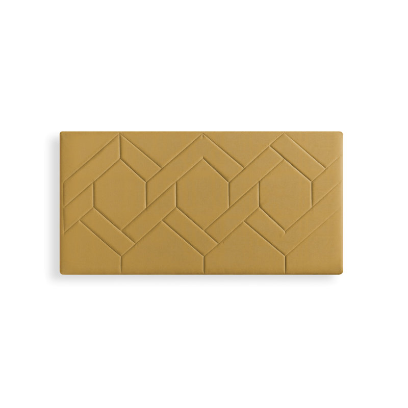 Upholstered Headboard, Mustard, Kingsize (5')