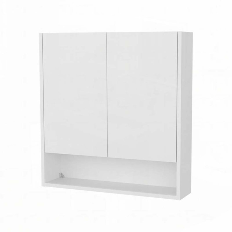 Armoire à pharmacie murale avec 2 portes et 3 tablettes