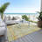 Machine Washable Indoor/Outdoor Xhevrie Sage Rug-1324546884