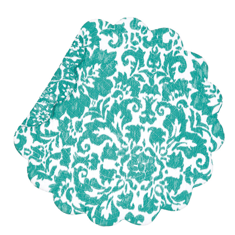 Ensemble de 6 napperons réversibles en coton matelassé Malviya Madison