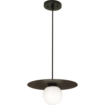 Elegant Srkashlteni Hammered Metal Pendant Light With White Glass Shade - G9 BI-PIN Socket, UL Listed For Dry Locations