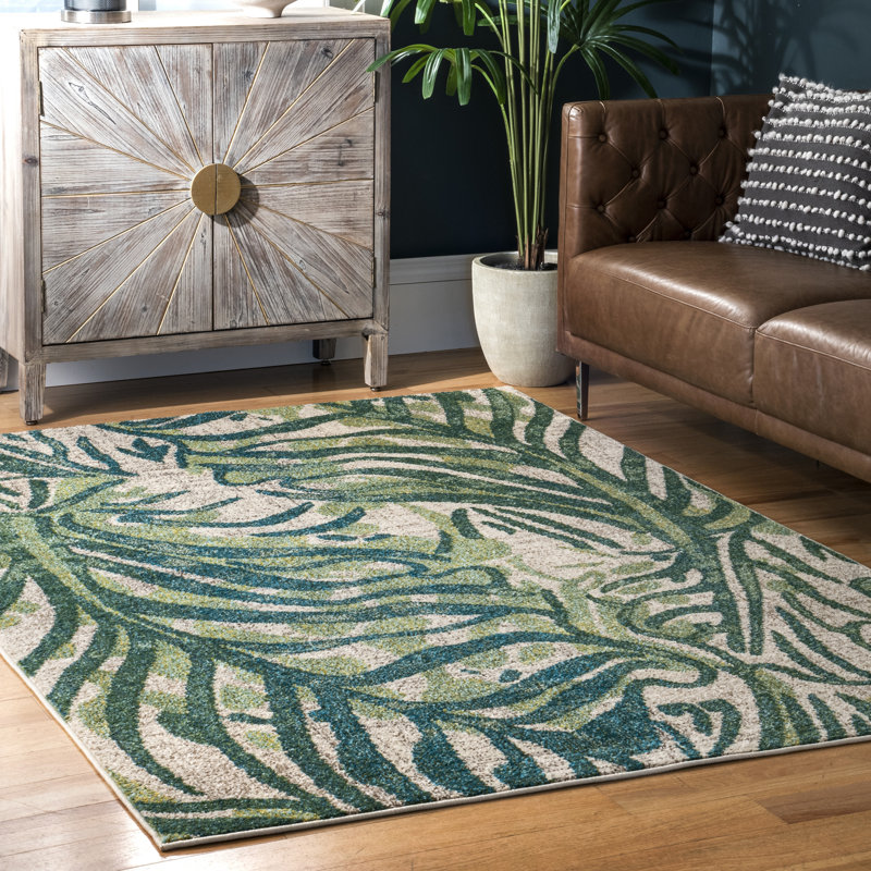 Floral Area Rug, Rectangle 160 x 231cm