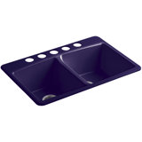 Brookfield 33" L x 22" W x 9-5/8" Under-Mount Double-Equal Kitchen Sink