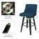 Loriell Swivel Bar & Counter Stools with Solid Wood Frame