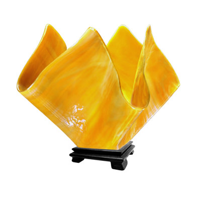 Dale Handcrafted Glass 11.25-Inch Torchiere Table Lamp