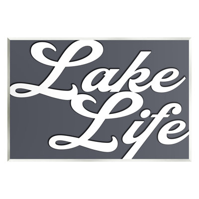 "Lake Life", art nautique sur toile par Lil 'Rue