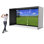 GoSports Golf Simulator Enclosure Net - Complete Set with Frame and HD Impact Screen Kit - 14 x 8 Ft