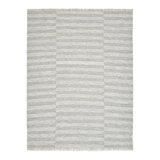 Striped Area Rug in Silver