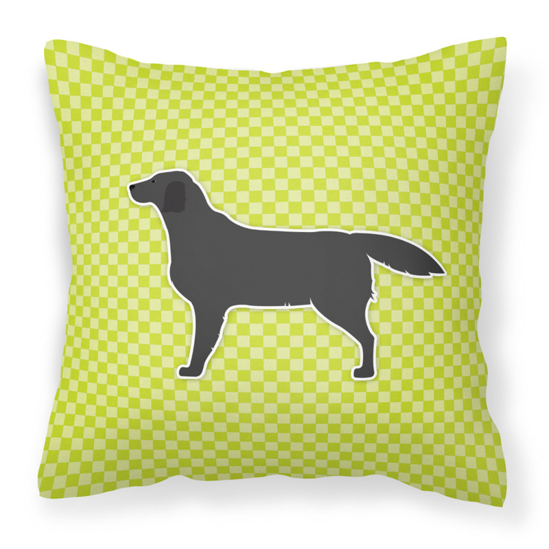 Coussin intérieur/extérieur labrador, H 18 po x l 18 po x P 3 po, Vert