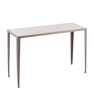 Iron Console Table With Porcelain Top