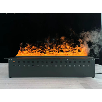 Cassette de foyer à vapeur d'eau Mercury 3D avec application de foyer intelligent, couleur multi-flamme, vitesse de flamme réglable et télécommande (Modèle: VEW50)