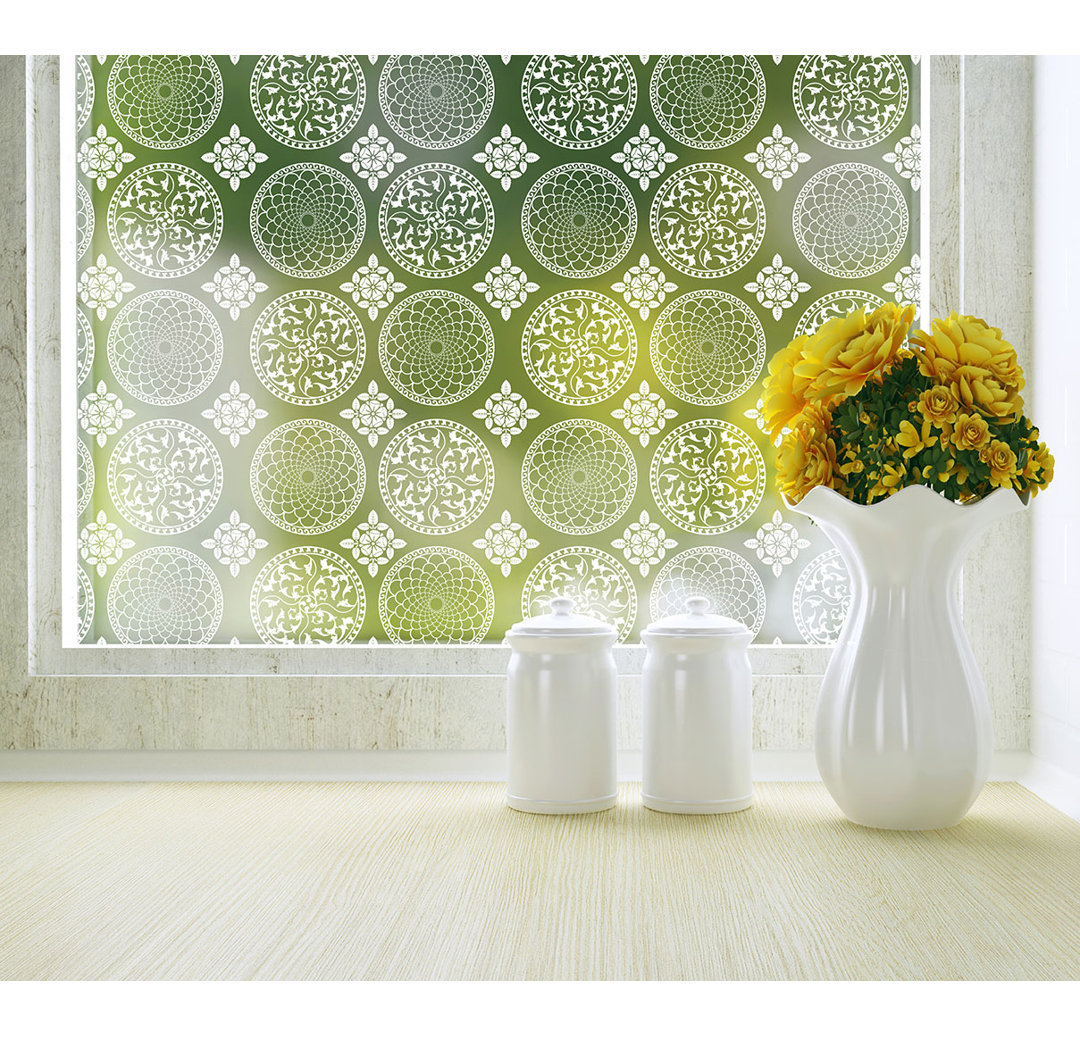 Abstract Non-Wall Damaging Window Decal Stick Pretty 