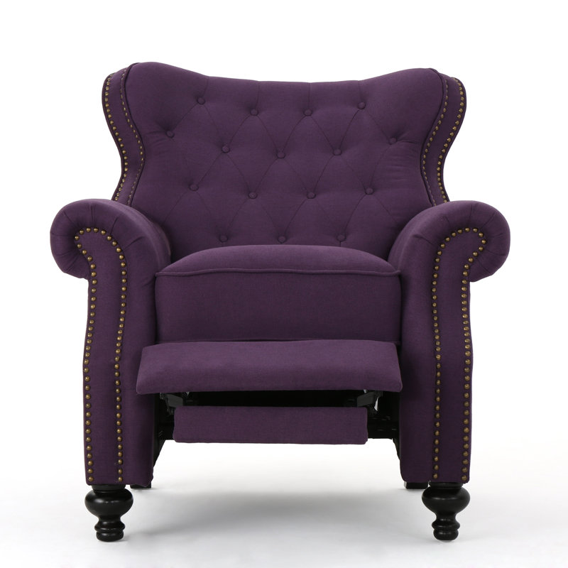 Fauteuil inclinable avec accoudoirs roulés
