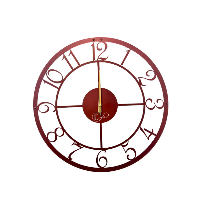 PLATINUM-Wall Clock Medium-, Medium, Gold