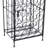 35 Bottle Wrought Iron Wine Rack Cabinet With Lock