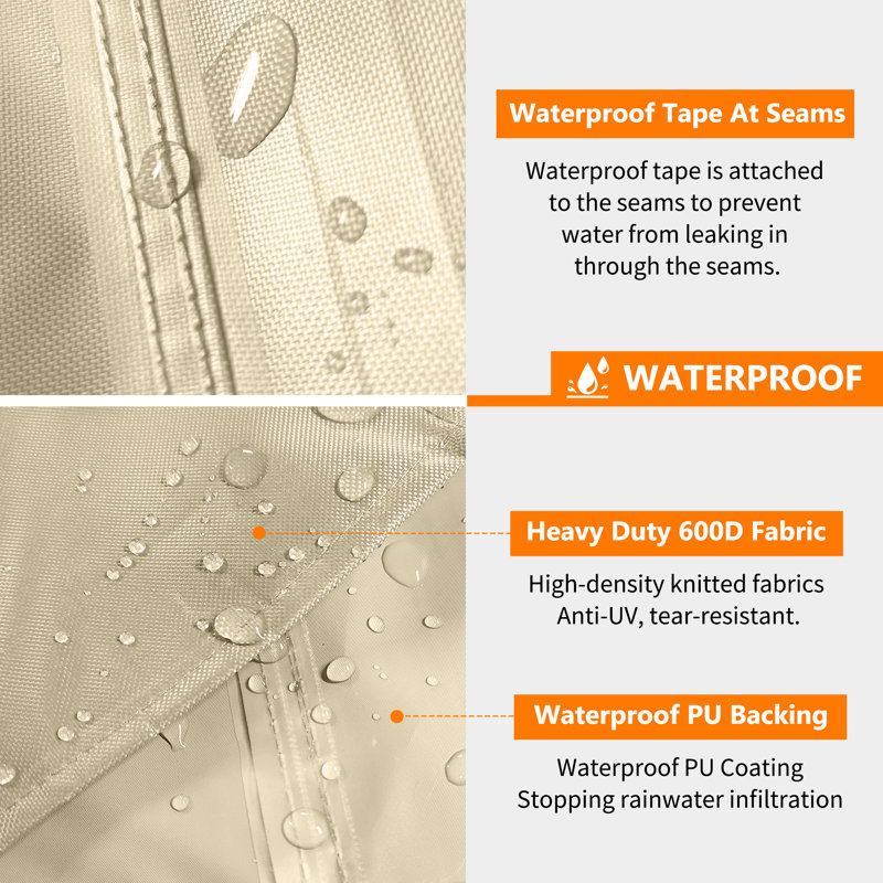 Water Resistant Patio Table Cover