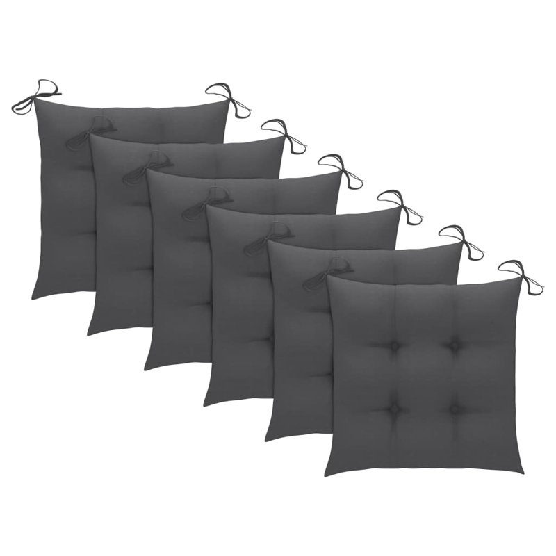 Coussin de siège d'extérieur, Vert, H 2,8 po x l 19,7 po x P 19,7 po