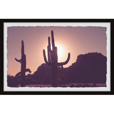 Cactus Sunset - Single Picture Frame Print