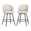 Tabouret de bar pivotant de 26 po de hauteur avec structure et coussin en métal-1393784381-1392948329