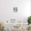 Abstrait vert printanier, art de la giclée encadrée, design par Pamela Munger-114327861-114327860