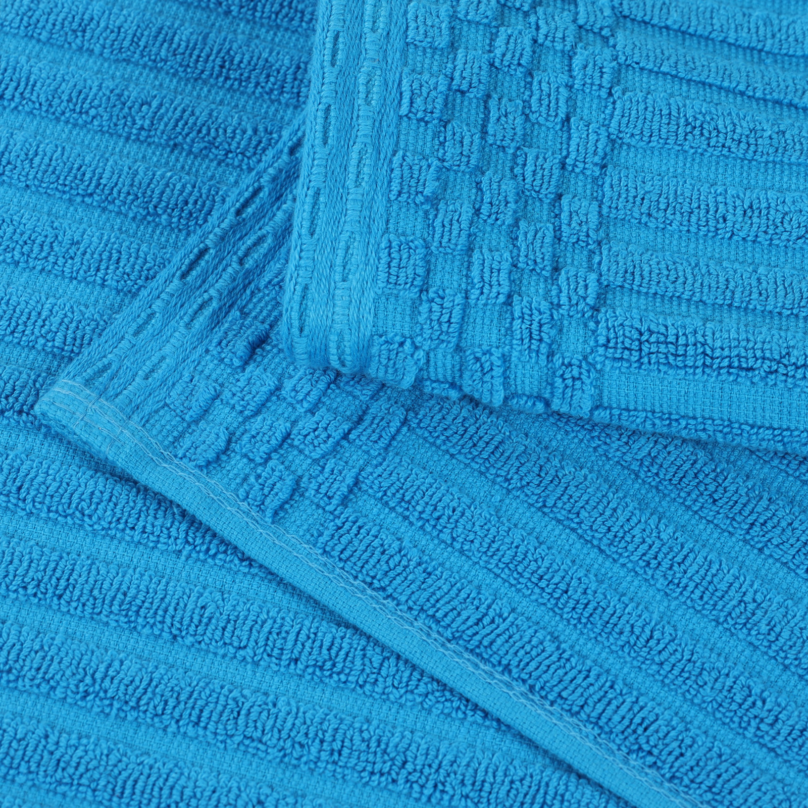 Ruvins 12-Piece Cotton Towel Set, Azure