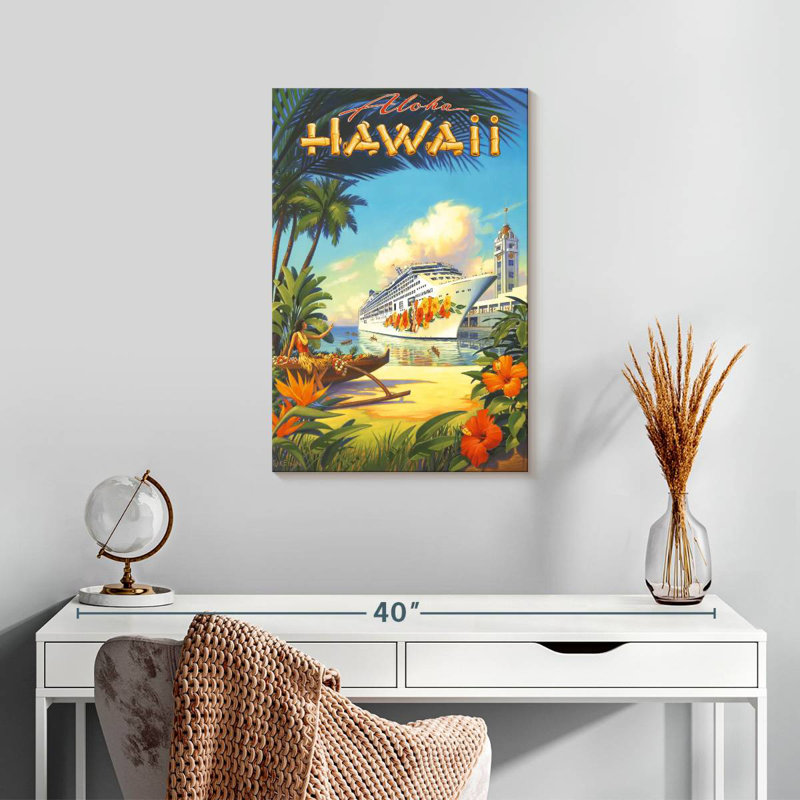 Gillard Pride of Hawaii, H 24 po x l 16 po