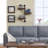 Helbert 3 Tier Staggered Rustic Inductrial Pipe Wall Shelf