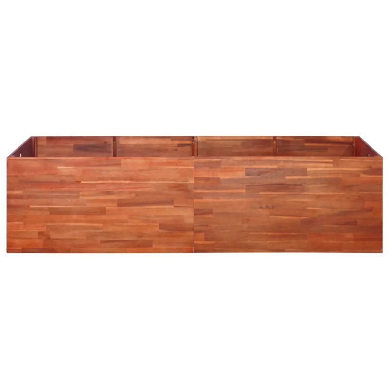 Wesley Wood Planter Box, 50cm H x 200cm W x 50cm D