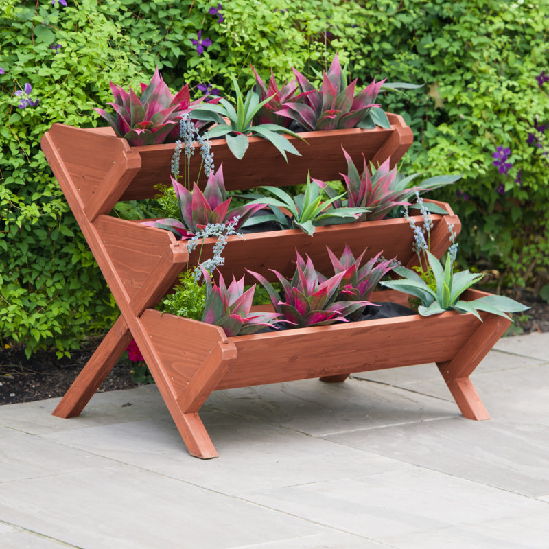 Jardin vertical en bois massif 3 pièces Gordillo