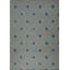 Geometric Area Rug in Blue/Beige