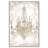 Fashion And Glam " Fashion And Glam White And Gold Chandelier " by Oliver Gal-50589844-50589847
