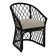 Chaise avec accoudoirs Raleigh