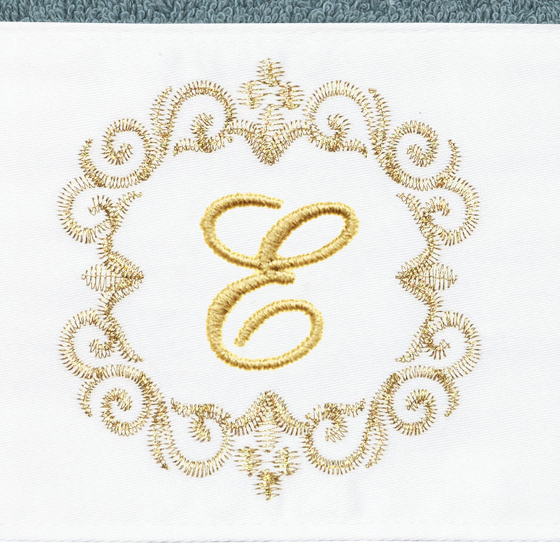 Winston Porter 100% Turkish Cotton MONICA 2PC Embellished Hand Towel Set, E