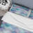 Blue knitted Chevrons - Abstract Duvet Cover Set - Microfiber Polyester