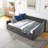 Full Size Daybed With Drawers Upholstered Tufted Sofa Bed, With Button On Back And Copper Nail On Waved Shape Arms(80.5''X55.5''X27.5'')-1878989399-1878989393